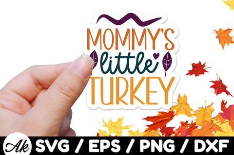Mommy's little butterball Stickers SVG akazaddesign 