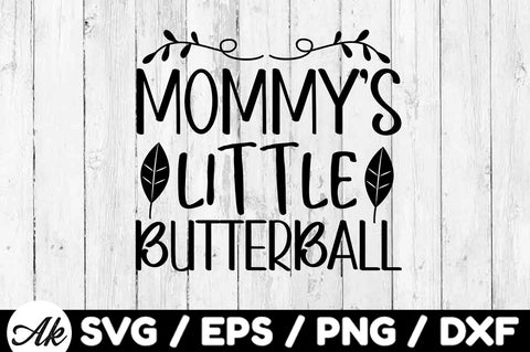 Mommy's little butterball svg SVG akazaddesign 