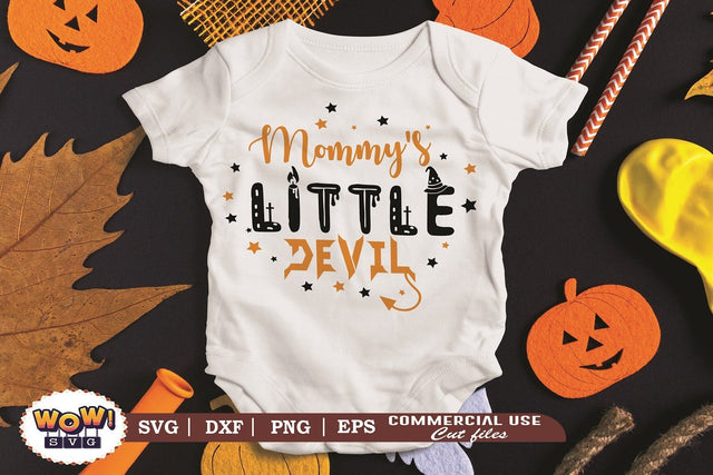 Mommy's little devil svg, horror svg, Halloween cutting file, 31st october svg, Halloween svg, Halloween cricut files, halloween, DXF, Boo SVG Wowsvgstudio 
