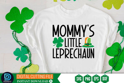 Mommy's little leprechaun SVG SVG DESIGNISTIC 