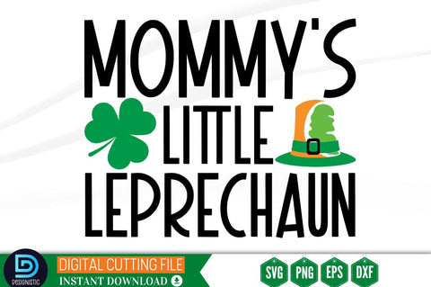 Mommy's little leprechaun SVG SVG DESIGNISTIC 