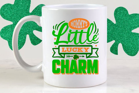 mommy's little lucky charm SVG Designangry 