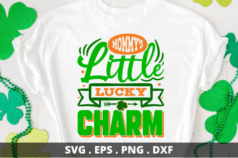 mommy's little lucky charm SVG Designangry 