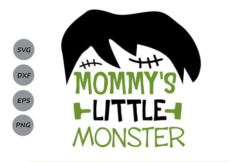 Mommy's Little Monster| Halloween SVG Cutting Files SVG CosmosFineArt 