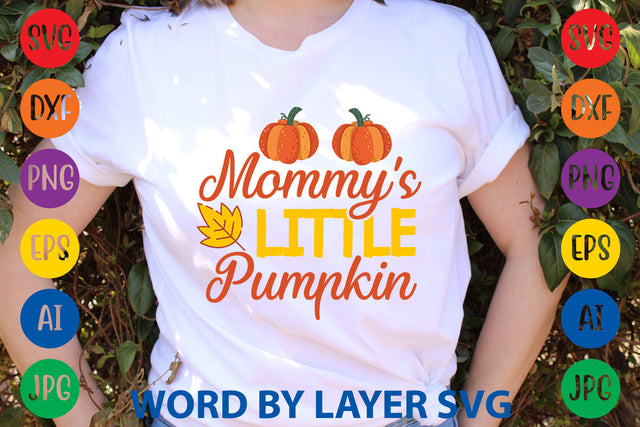 Mommy's Little Pumpkin, Fall SVG Design SVG Rafiqul20606 