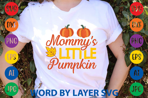 Mommy's Little Pumpkin, Fall SVG Design SVG Rafiqul20606 