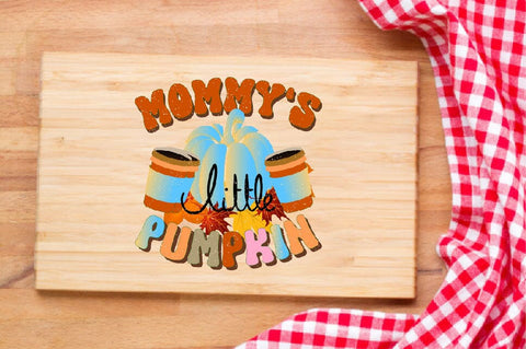 Mommy's little pumpkin Sublimation SVGArt 
