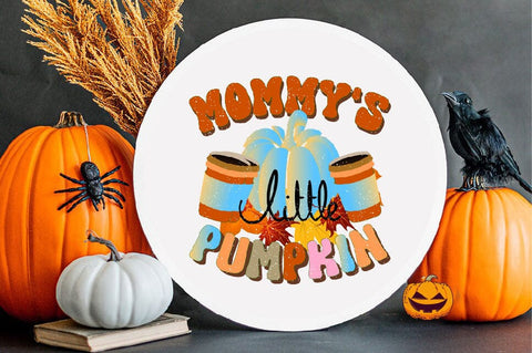 Mommy's little pumpkin Sublimation SVGArt 