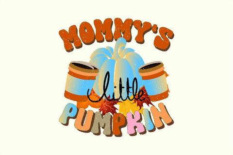 Mommy's little pumpkin Sublimation SVGArt 