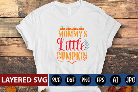 Mommy's Little Pumpkin SVG cute file SVG Blessedprint 