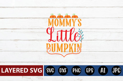 Mommy's Little Pumpkin SVG cute file SVG Blessedprint 