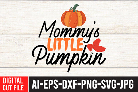 Mommy's Little Pumpkin SVG Design SVG BlackCatsMedia 