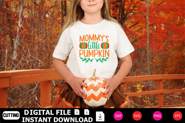 Mommy’s Little Pumpkin SVG Shahin alam 