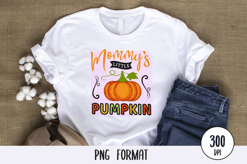 Mommy's Little Pumpkin, Thanksgiving Sublimation PNG SVG futivesvg 
