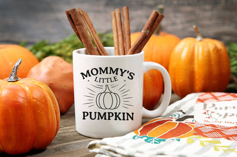 Mommy's Little Pumpkin, Thanksgiving SVG Design SVG futivesvg 