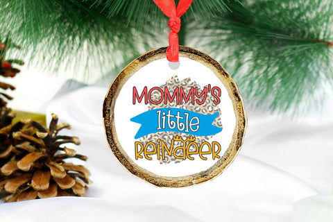 Mommy's Little Reindeer I Kids Christmas Sublimation PNG Sublimation Happy Printables Club 