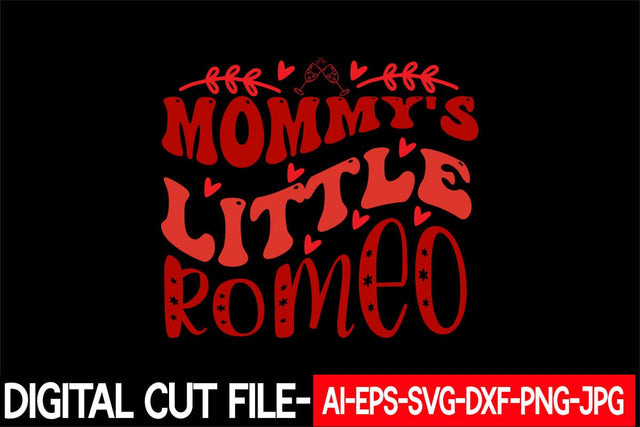 Mommy's Little Romeo Svg cut file SVG Blessedprint 