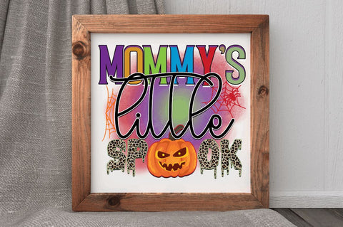 Mommy's little spook Sublimation PNG, Sublimation Halloween Design Sublimation Regulrcrative 