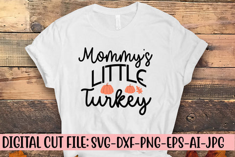 Mommy's Little Turkey SVG Design SVG Syaman 