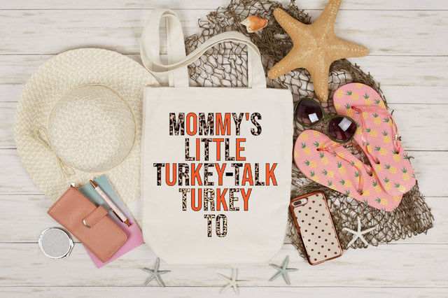 Mommy's little turkey-talk turkey to sublimation Sublimation SVGista 