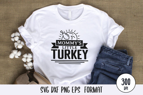 Mommy's Little Turkey, Thanksgiving SVG Design SVG futivesvg 