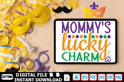 Mommy's Lucky Charm SVG Craftlabsvg24 