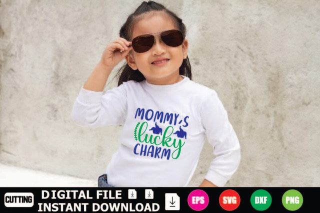 Mommy's Lucky Charm SVG Shahin alam 