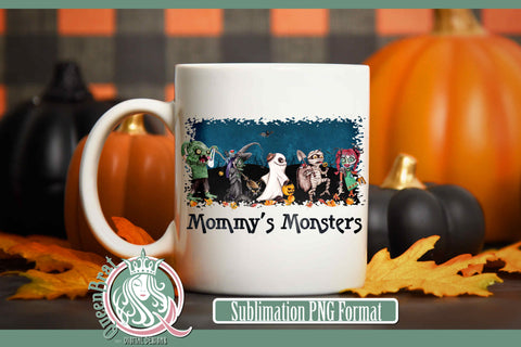 Mommy's Monsters Sublimation Sublimation QueenBrat Digital Designs 
