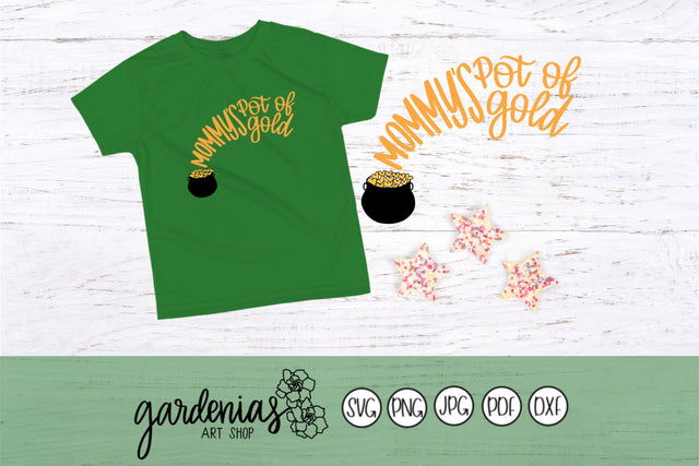 Mommy's Pot of Gold SVG Gardenias Art Shop 