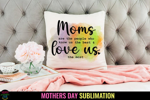 Moms Are The People - Mother's Day Sublimation I Mom PNG Sublimation Happy Printables Club 