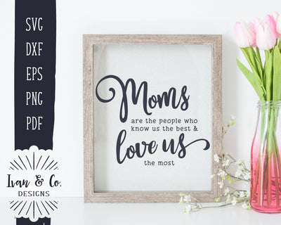 Moms Are the People SVG Files | Mother's Day Svg | Motherhood Svg | Mom Cut Files | Commercial Use | Digital Cut Files (1219069333) SVG Ivan & Co. Designs 