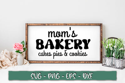 Moms bakery cakes pies & cookies SVG SVG Shetara Begum 