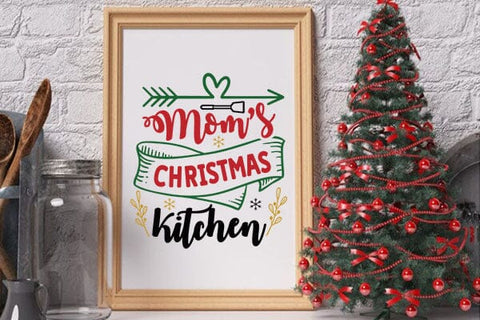 Moms christmas kitchen SVG Angelina750 
