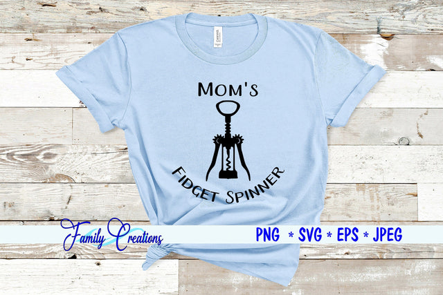 Mom's Fidget Spinner SVG Family Creations 
