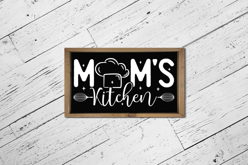 Moms Kitchen SVG, Funny Kitchen Sign SVG - So Fontsy