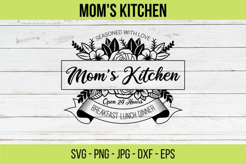 Grandma's Kitchen Sign SVG for Queen of the Kitchen or Cooking Mom as Chef  Apron or Kitchen Quote Decor SVG, Mom's Kitchen, Cut File, Cricut (Download  Now) 