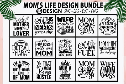 Moms Life SVG Bundle.Mom Life svg, mom skull svg, SVG Designangry 