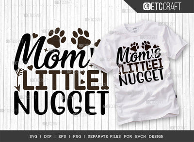 Moms Little Nugget SVG Cut File | Dog Bandana Svg | Dog Gift Svg | Animal Lover Svg | Dog Paw Svg | Dog Mom Svg | Dogs Quote Design SVG ETC Craft 