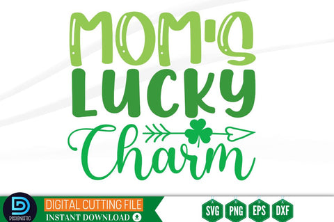 Mom's Lucky Charm SVG SVG DESIGNISTIC 