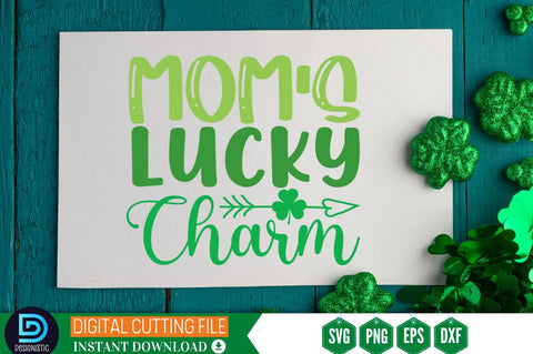 Mom's Lucky Charm SVG SVG DESIGNISTIC 