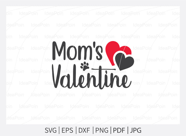 Mom's valentine svg, Dog Bandana svg, Valentine's Day Dog Bandana svg, Valentine's Day svg, Dog valentine svg, Dog Life svg, dog valentine quotes, Dog SVG Dinvect 
