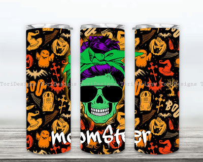Momster 20 oz Skinny Tumbler Design, Momster Sublimation Wrap, Momster Tumbler Sublimation Design Sublimation ToriDesigns 