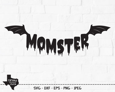 Momster | Halloween SVG SVG Texas Southern Cuts 