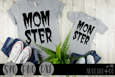 Momster, monster, Mommy and me SVG Adeline&co 