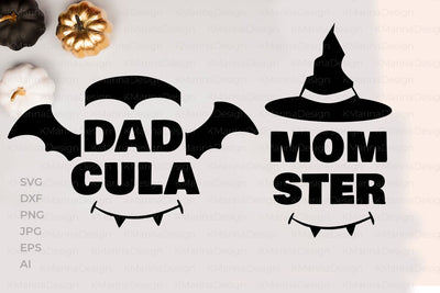 Momster svg - Dadcula svg SVG KMarinaDesign 