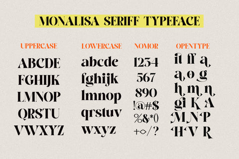 Monalisa Serif Font gatype 
