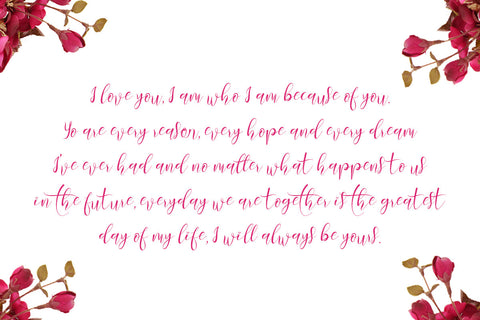 Monalissa Font Prasetya Letter 