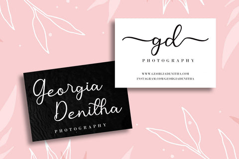 Monallesia Script Font AEN Creative Store 