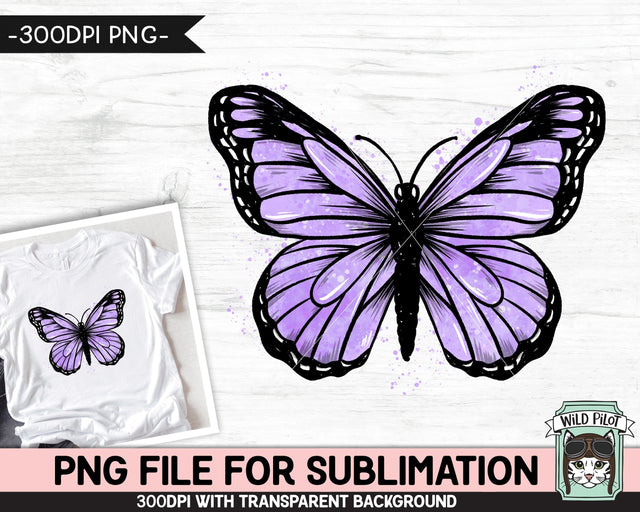 Monarch Butterfly PNG SUBLIMATION, Watercolor Sublimation, Purple Butterfly PNG, Lupus png, Epilepsy png, Awareness png, Pancreatic Cancer png, Alzheimer's Disease png Sublimation Wild Pilot 
