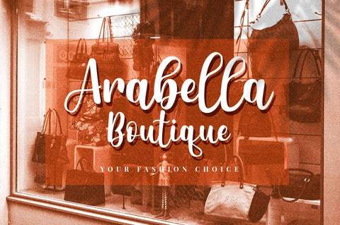 Monatessa - Modern Calligraphy font Font Ibey Design 